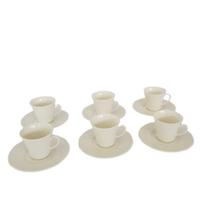 Jogo de xícaras com pires porcelana Jogo de xícaras com pires porcelana