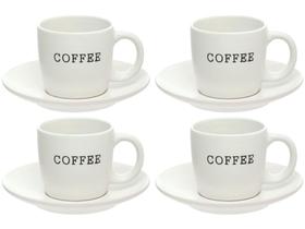 Jogo de Xícaras de Café 130ml Coffee Hauskraft Cremona 4 Peças Jogo de Xícaras de Café 130ml Coffee Hauskraft Cremona 4 Peças