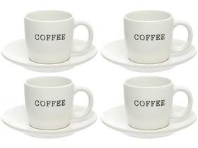 Jogo de Xícaras de Café 130ml Coffee Hauskraft Cremona 4 Peças Jogo de Xícaras de Café 130ml Coffee Hauskraft Cremona 4 Peças