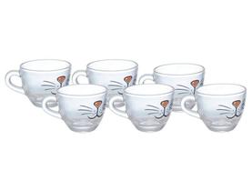 Jogo de Xícaras de Café 80ml Hauskraft Cat 6 Peças