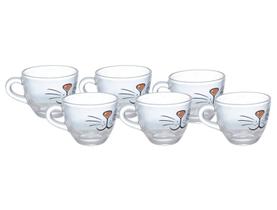 Jogo de Xícaras de Café 80ml Hauskraft Cat 6 Peças Jogo de Xícaras de Café 80ml Hauskraft Cat 6 Peças
