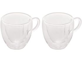 Jogo de Xícaras de Café 80ml Lyor Heart - 2 Peças Jogo de Xícaras de Café 80ml Lyor Heart - 2 Peças