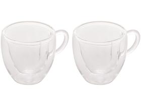 Jogo de Xícaras de Café 80ml Lyor Heart - 2 Peças Jogo de Xícaras de Café 80ml Lyor Heart - 2 Peças