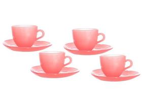 Jogo de Xícaras de Café 85ml Hauskraft Heart 4 Peças Jogo de Xícaras de Café 85ml Hauskraft Heart 4 Peças