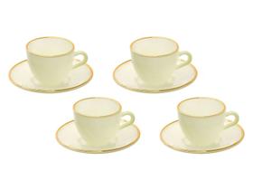 Jogo de Xícaras de Café 85ml Hauskraft Matte 4 Peças Jogo de Xícaras de Café 85ml Hauskraft Matte 4 Peças