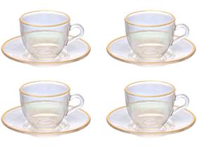 Jogo de Xícaras de Café 85ml Hauskraft Matte 4 Peças