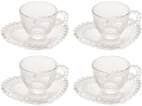 Jogo de Xícaras de Café 85ml Wolff Mesa Pearl - 4 Peças