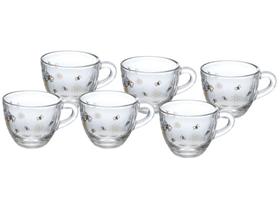 Jogo de Xícaras de Café 90ml Hauskraft Honey 6 Peças