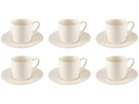 Jogo de Xícaras de Café Porcelana 80ml Hauskraft Jogo de Xícaras de Café Porcelana 80ml Hauskraft