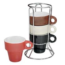 Jogo de Xícaras de Chá 5 Peças