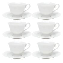 Jogo de xícaras de chá de porcelana Wolff Maldivas 6 peças 180ml Jogo de xícaras de chá de porcelana Wolff Maldivas 6 peças 180ml
