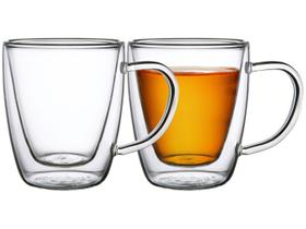 Jogo de Xícaras de Chá e Café 270ml Tramontina 64760410 2 Peças Jogo de Xícaras de Chá e Café 270ml Tramontina 64760410 2 Peças