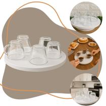 Jogo de Xícaras de Vidro 90ml Morocco 5 Peças Elegância e Charme para o Seu Café