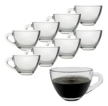 Jogo de xicaras de vidro café 6 Pcs 90Ml - Original Glass