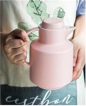 Jogo de xícaras e bule de cerâmica, estilo europeu, com garrafa térmica - 70 caracteres