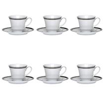 Jogo de xícaras para café Noritake 6 peças Jogo de xícaras para café Noritake 6 peças
