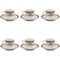 Jogo de xícaras para café Noritake Pacific Majesty 6 peças