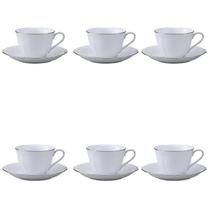 Jogo de xícaras para café Noritake Princess Bouquet 6 peças Jogo de xícaras para café Noritake Princess Bouquet 6 peças