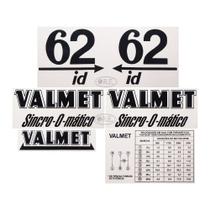 Jogo Decalque Adesivo Trator Valmet 62ID