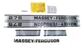 Jogo Decalque Mf275 Cabine Para Trator Massey 022030