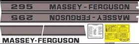Jogo Decalque Para Massey Ferguson 295 - 3175587