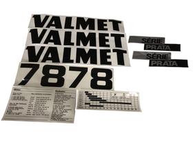 Jogo decalque valmet 78 seria prata tm 78 - serie prata