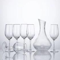 Jogo Decanter 1,7L e 6 Taças para Vinho 315ml Jogo Decanter 1,7L e 6 Taças para Vinho 315ml