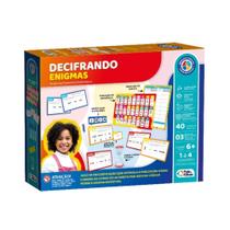 Jogo Decifrando Enigmas Pais e Filhos Mistério, Raciocínio e Diversão 6 Anos Jogo Decifrando Enigmas Pais e Filhos Mistério, Raciocínio e Diversão 6 Anos