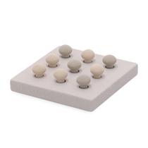 Jogo Decorativo em Cimento e Poliresina 22cm Bege 19594 Mart Jogo Decorativo em Cimento e Poliresina 22cm Bege 19594 Mart