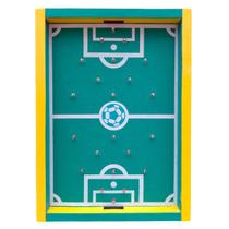 Jogo Dedobol Peteleco Campo Futebol Dedo Tabuleiro Madeira