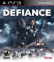 Jogo Defiance Ps3 MMO Tiro Aliens Caça Trion - Trion Worlds