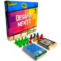 Jogo Desafiamente Raciocínio e Lógico 80 Desafios Missão Lunar e Sapinhos