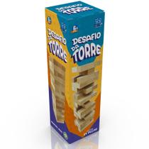 Jogo Desafio da Torre Tipo Caiu Perdeu Promoção 54 Peças Jogo Desafio da Torre Tipo Caiu Perdeu Promoção 54 Peças