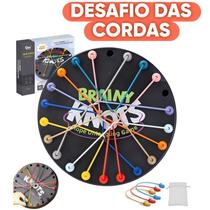 Jogo Desafio das Cordas Brainy Knots Quebra-Cabeça Educativo Estratégico Brinquedo Inteligente