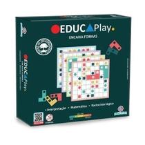 Jogo Desafio Encaixa Formas - Educa Play - BDM22 - Polibrinq