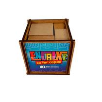 Jogo Desafio Encaixe se For Capaz Brinquedo Educativo em MDF