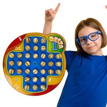 Jogo Desafio Resta 1 Brinquedo em Madeira Educativo em MDF