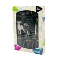 jogo deTalher Tok Frevo 25 Peças - Preto Tok House