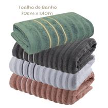 Jogo deToalhas de Banho 4 peças Leve Macia Ondulada Jacquard Wave Corttex Jogo deToalhas de Banho 4 peças Leve Macia Ondulada Jacquard Wave Corttex