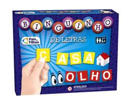 Jogo Didático Binguinho de Letras - Pais e Filhos