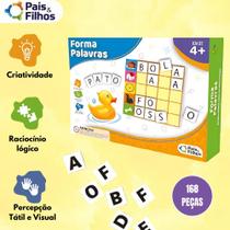 Jogo Didático Forma Palavras - Pais e Filhos Jogo Didático Forma Palavras - Pais e Filhos