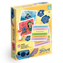 Jogo Didático Quem Viu O Stitch Com Cartas Ampulheta E Dado Brinquedo Pedagogico