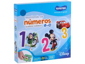 Jogo Disney Montando os Numeros 1 AO 20 Toyster 2790 Jogo Disney Montando os Numeros 1 AO 20 Toyster 2790