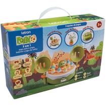 Jogo Diverso Dino 3 em 1 com Base, Dino, OVOS e Cestinhas Jogo Diverso Dino 3 em 1 com Base, Dino, OVOS e Cestinhas