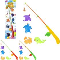 Jogo diverso pega peixe c/4 peixes+vara - ART BRINK Jogo diverso pega peixe c/4 peixes+vara - ART BRINK