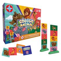 Jogo Divertido Educativo Código Animal Com 2 Bases - Estrela Jogo Divertido Educativo Código Animal Com 2 Bases - Estrela