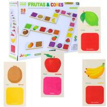 Jogo Do Alfabeto Dominó de Fruta A Ao Z Alfabetização 755 - Junges