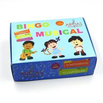 Jogo Do Bingo Musical Para Crianças Educativo Instrumentos