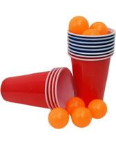 Jogo do Copo c/ Bolinhas de Ping Pong 12 Copos e 12 Bolinhas Jogo do Copo c/ Bolinhas de Ping Pong 12 Copos e 12 Bolinhas