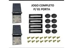 Jogo Dobradiça C/ Borrachas + C/parafuso Porta Mb 1113 1313 Jogo Dobradiça C/ Borrachas + C/parafuso Porta Mb 1113 1313